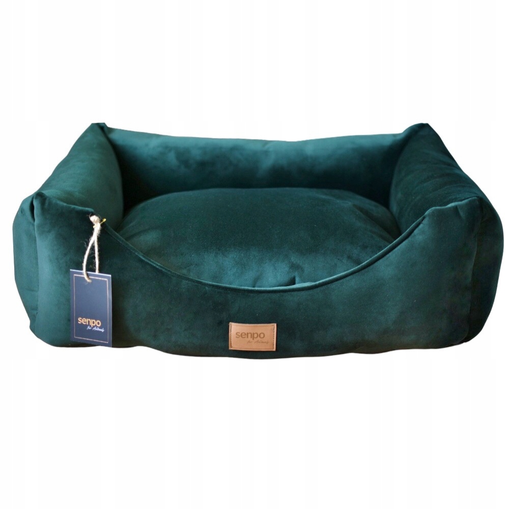 Levně Pelíšek pro domácí mazlíčky Senpo lahvově zelený Zeleň vel XL