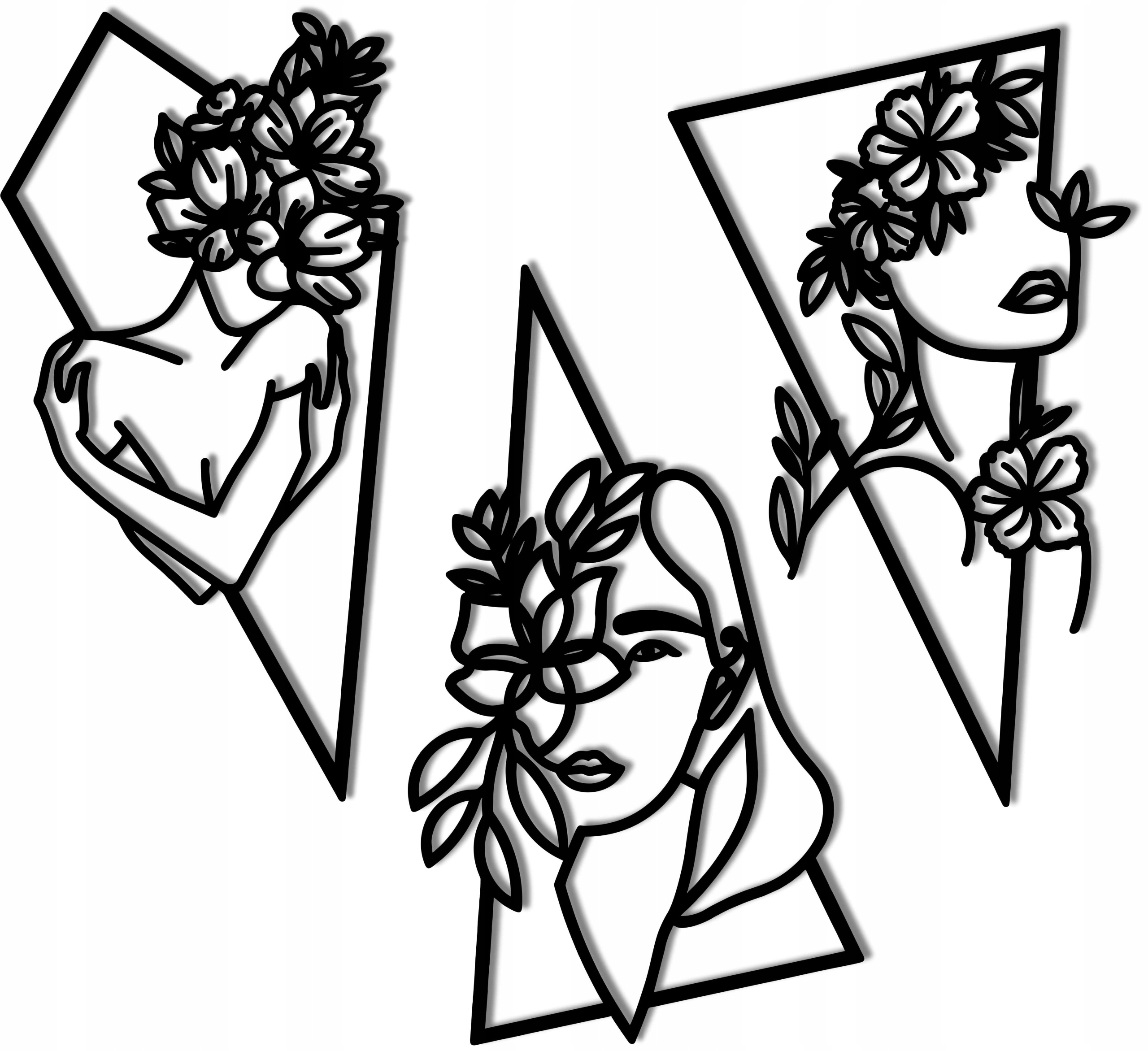 Dekorácia Žena 250 cm obraz panel prelamovaný akt