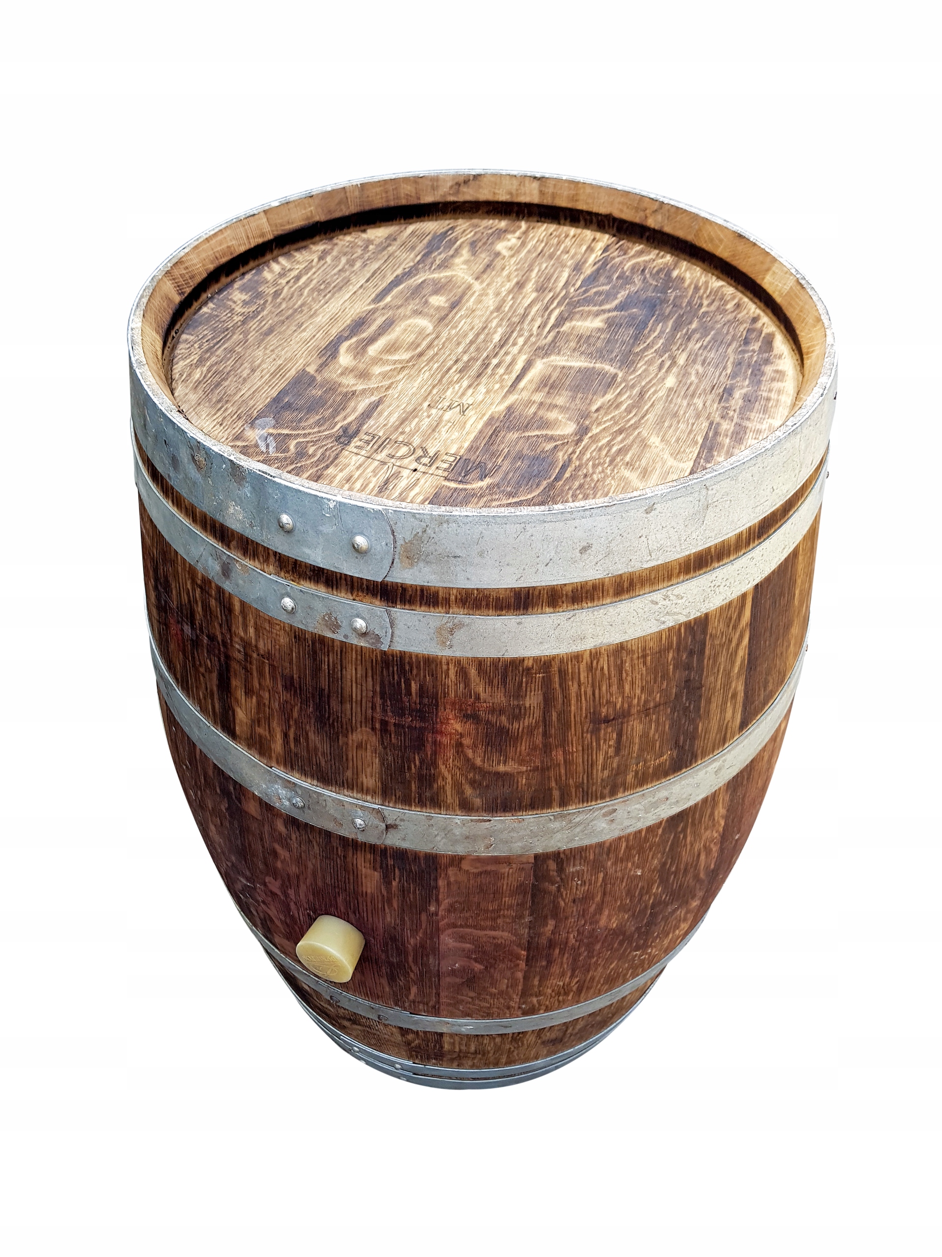 Beczka Dębowa 225L Dekoracyjna CIEMNA Marka bez marki