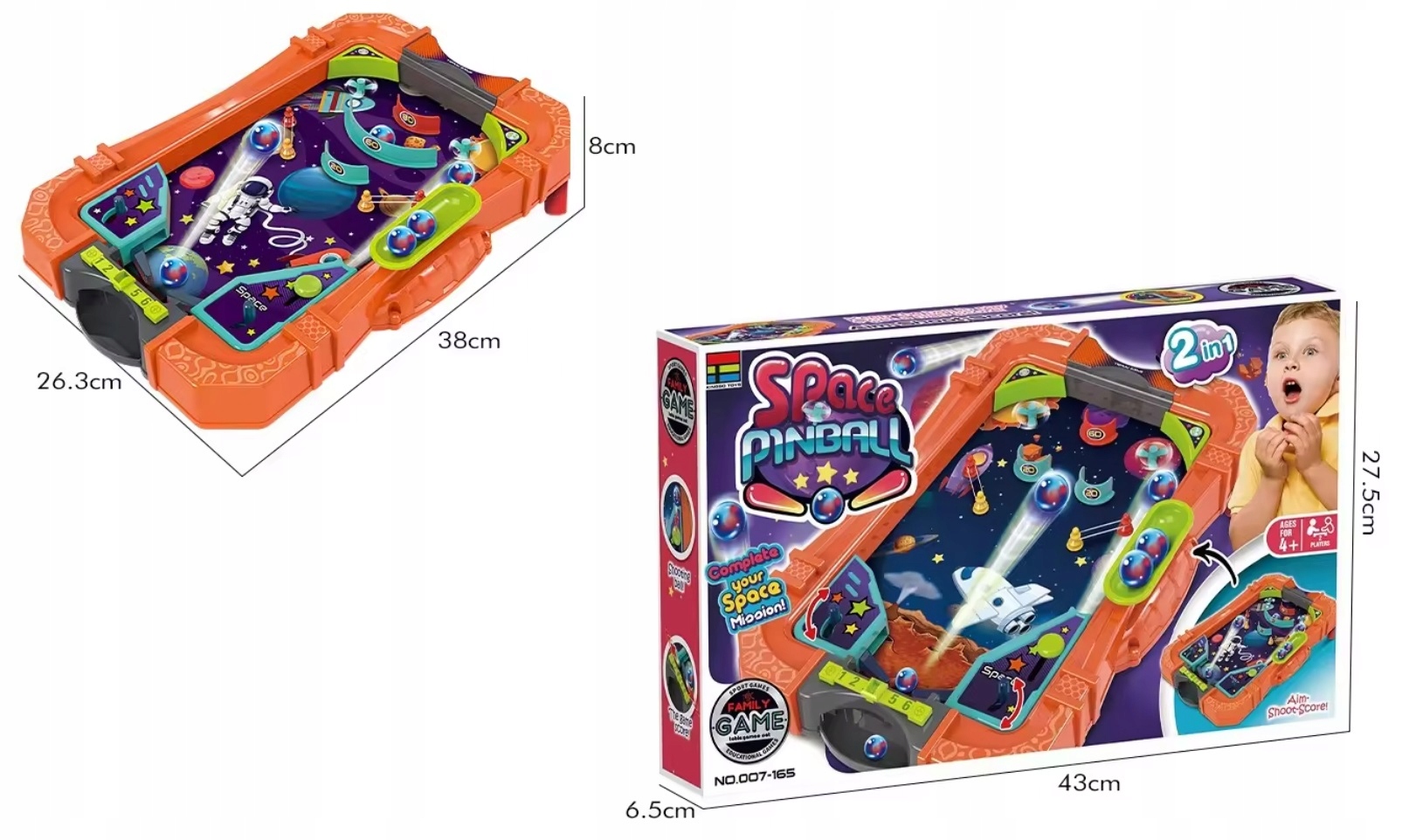 Mini pinball 2w1 – przenośna gra zręcznościowa RegMag MZ-04 – Zalety