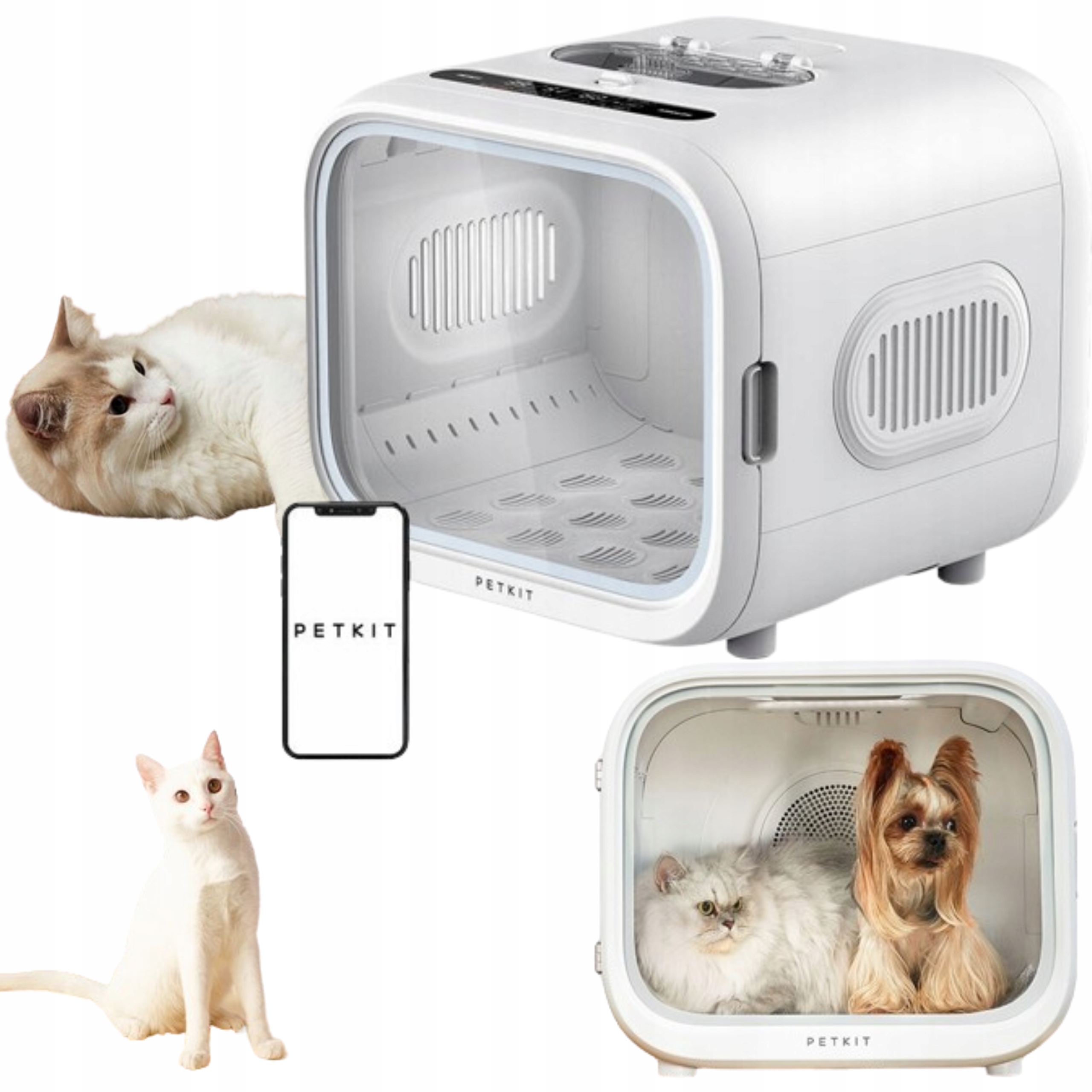 Inteligenta Suszarka Dla Zwierząt Domowych Petkit Airsalon Max Pro Koty