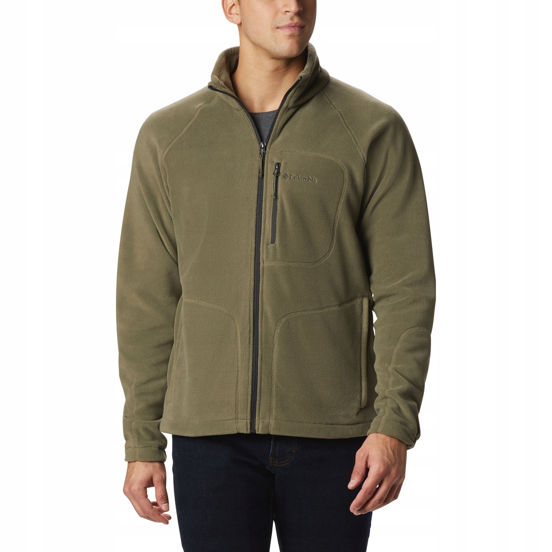 Columbia Fast Trek II Full Zip Fleece [s] Polar Pánský Polyester Zelený