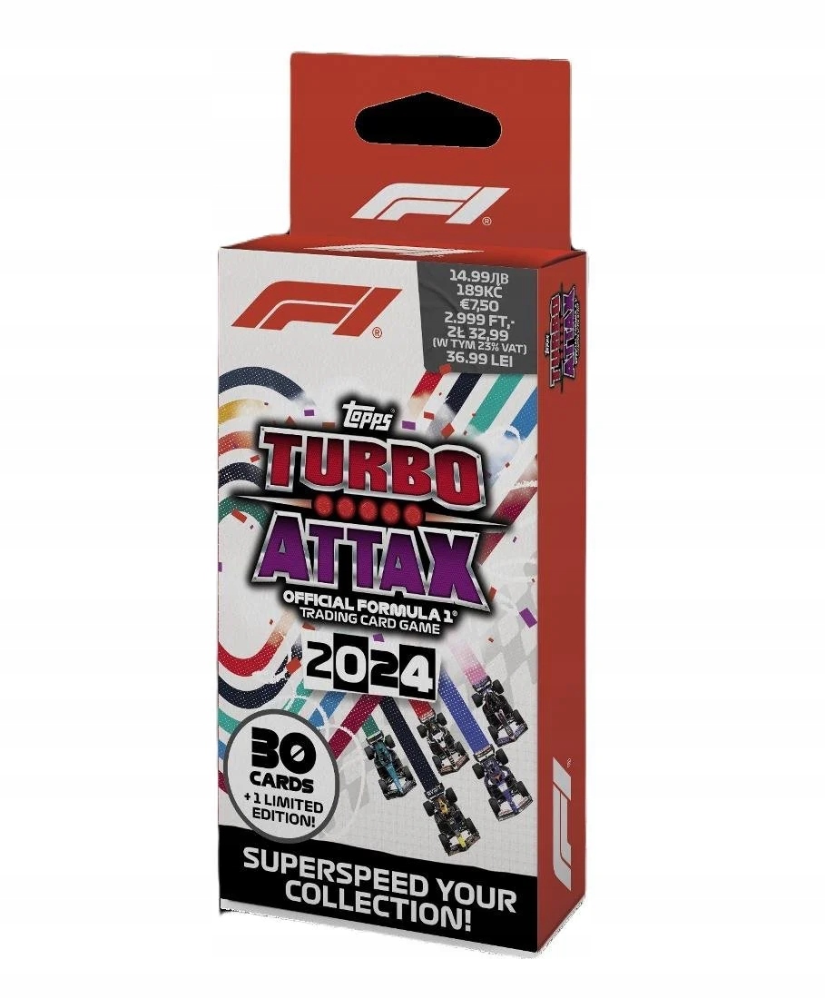 Topps F1 2024 Turbo Attax Tcg Topps Blister Eco Pack Saszetki Karty