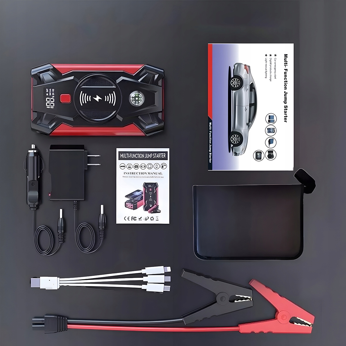 BOOSTER POWER BANK CAR JUMP STARTER ROZRUCH LATARKA 20000 mAh Marka Blow