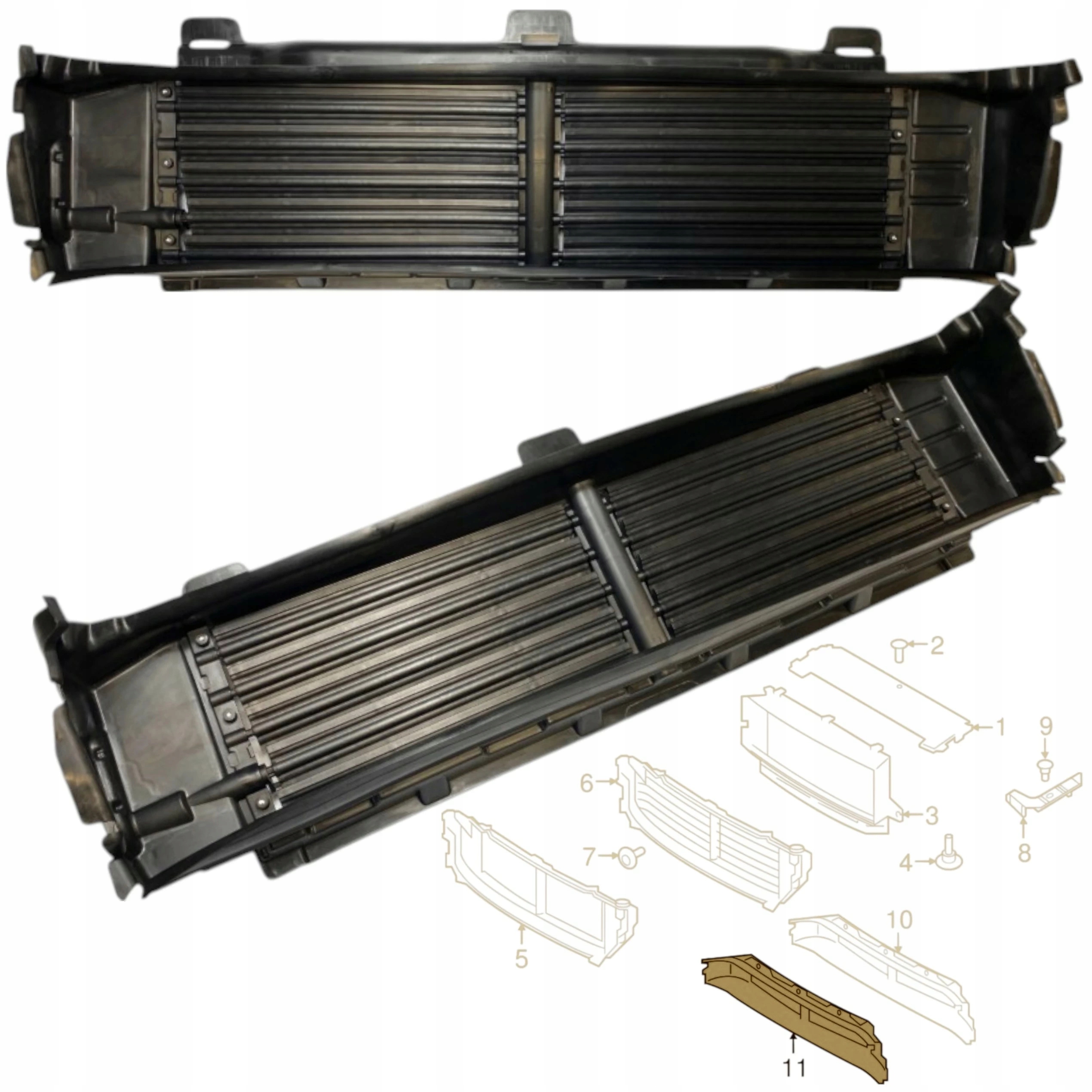 Volant Vzduchu Roleta žaluzie přívod kanálu Volvo V90 S90 II 2016+