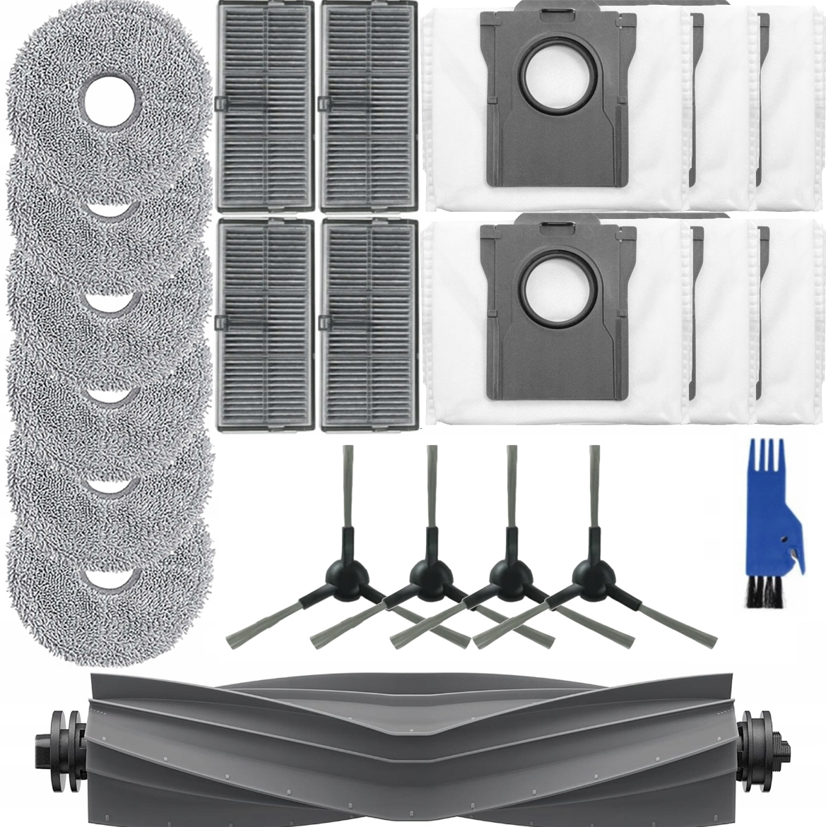 Dedykowany duży zestaw do Mova E30 P10 Ultra worki sczotki mopy filtry