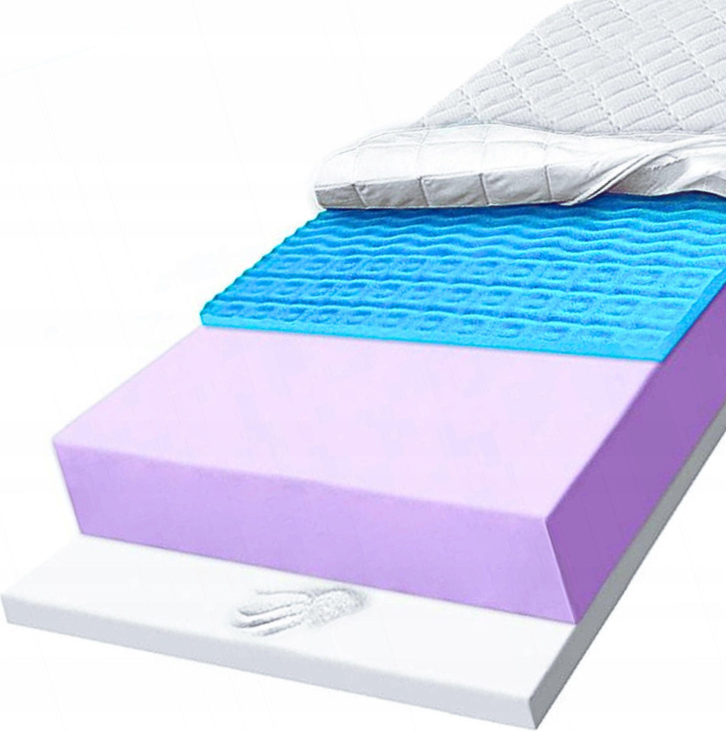 Matrace z pěny 120x170 masážní 7 zónový na křeče Visco Memory 27 cm