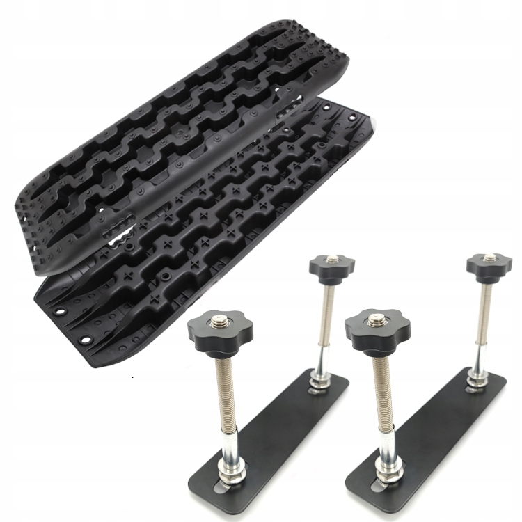 Trapy 10T Čierne nájazdy 106 cm Offroad piesok blato sneh Upevnenie