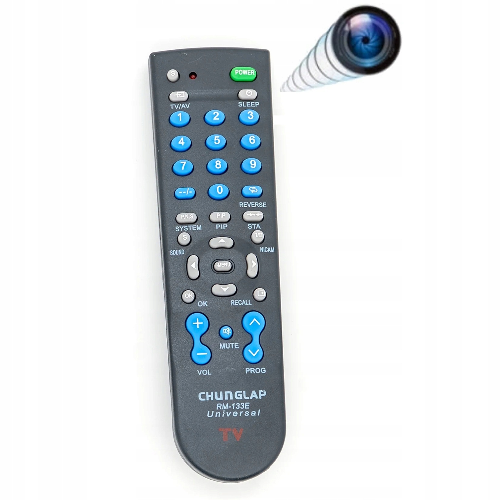 Diaľkový Ovládač Tv Skrytá Mini Špionážna Kamera Wifi Full Hd 1080P