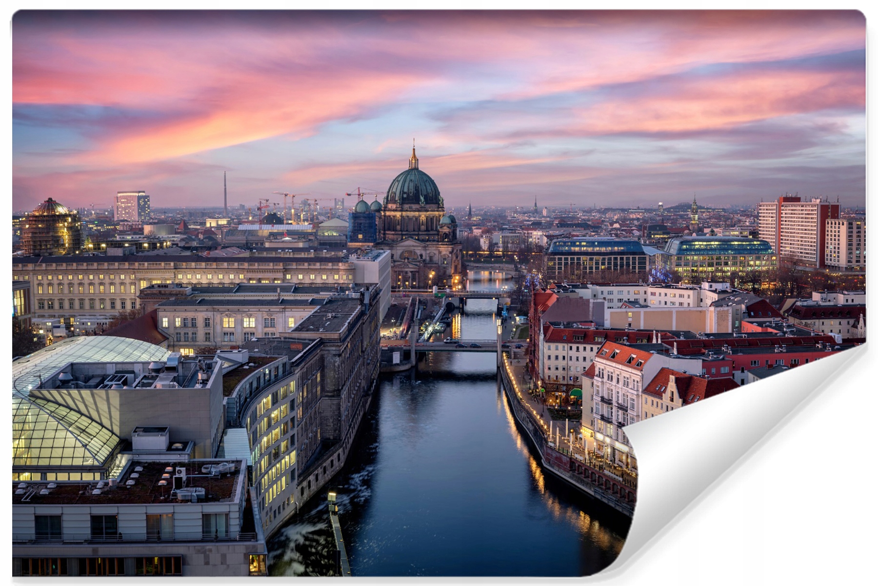 Fototapeta Berlín město řeka do ložnice 405x270