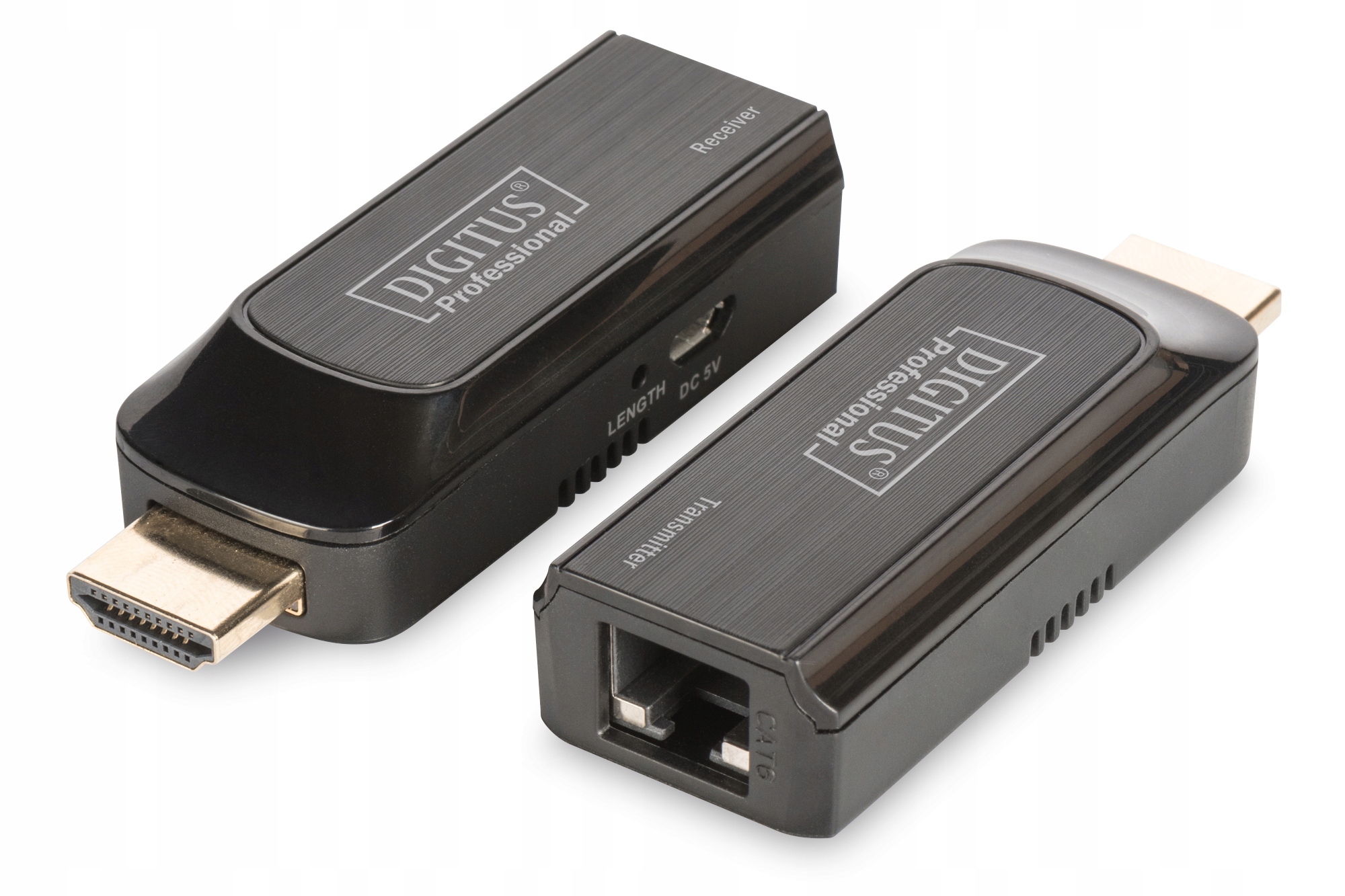Mini HDMI Extender DIGITUS DS-55203 - Przedłużacz do 50 m, Full HD 1080p