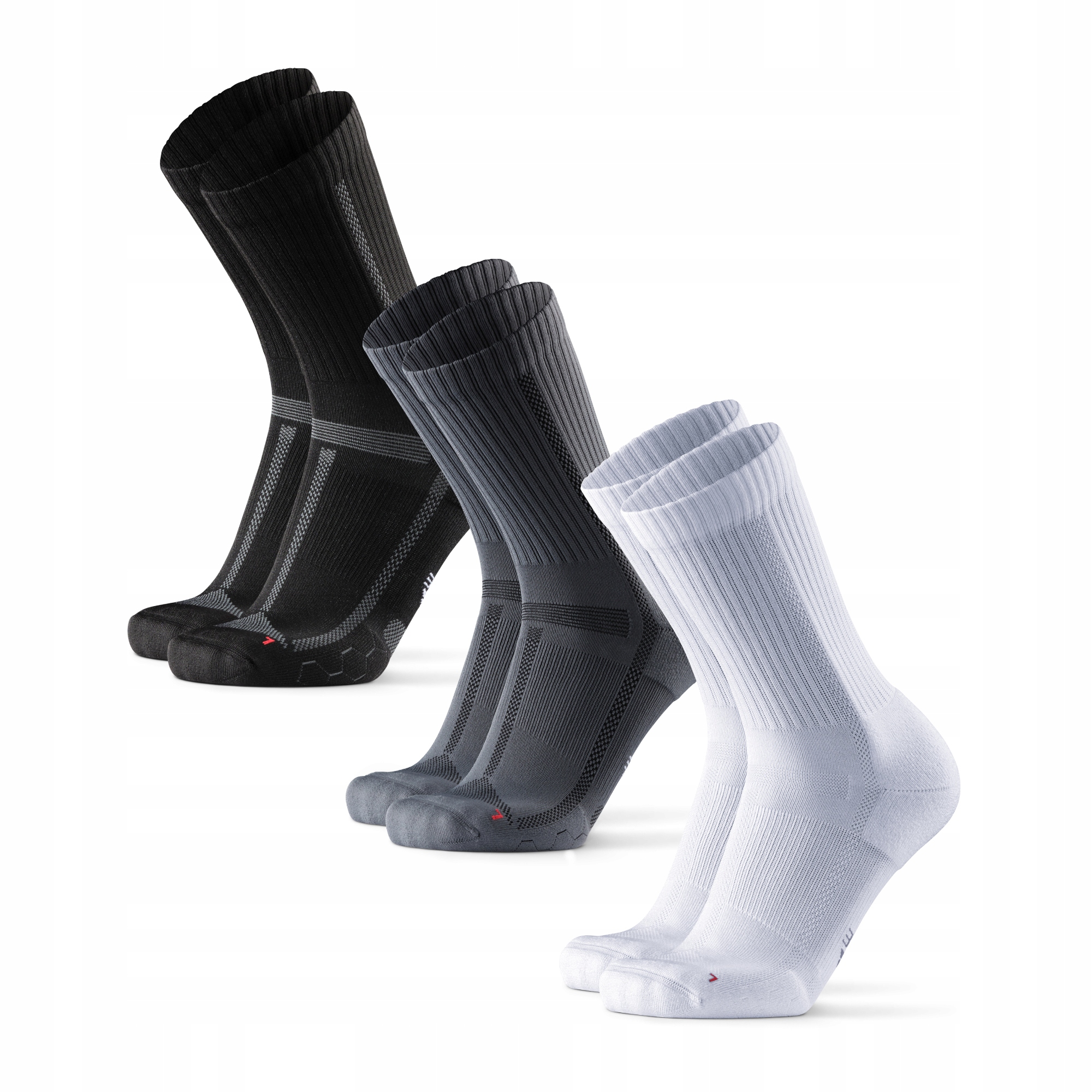 Wysokie Skarpety Danish Endurance Sportowe do Biegania 3-pak 43-47