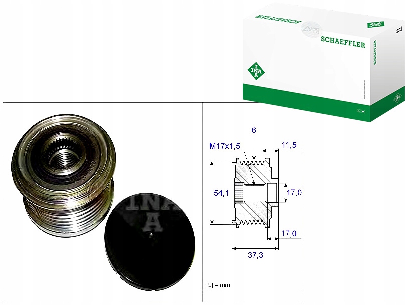 INA535 0149 10 Pásové Kolo Alternátoru Citroen Asistent řidiče #33