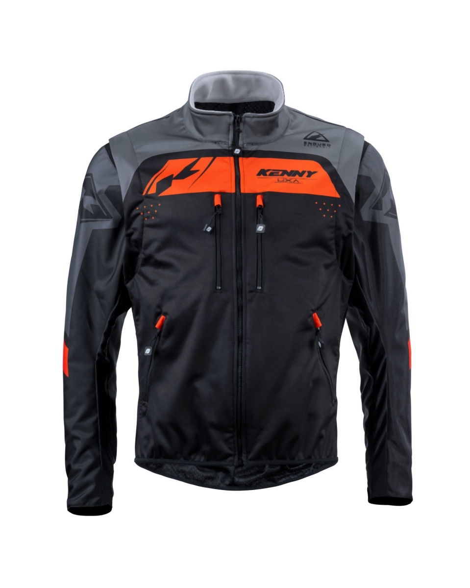 Kenny Racingová Bunda Adventure/enduro Model Softshell Čierny/orange Farba Ča