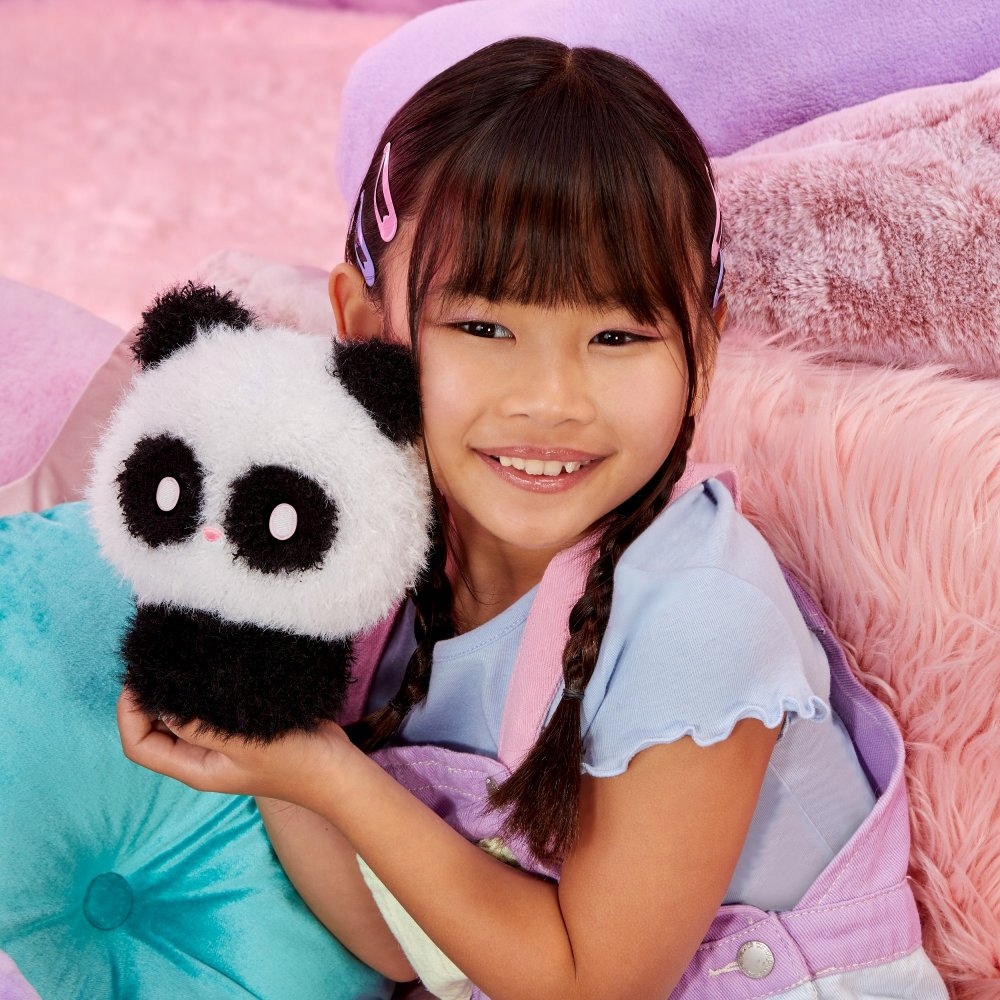 Plyšový Maskot Panda Pouzdro Fluffie Stuffiez EAN (GTIN) 0035051594215
