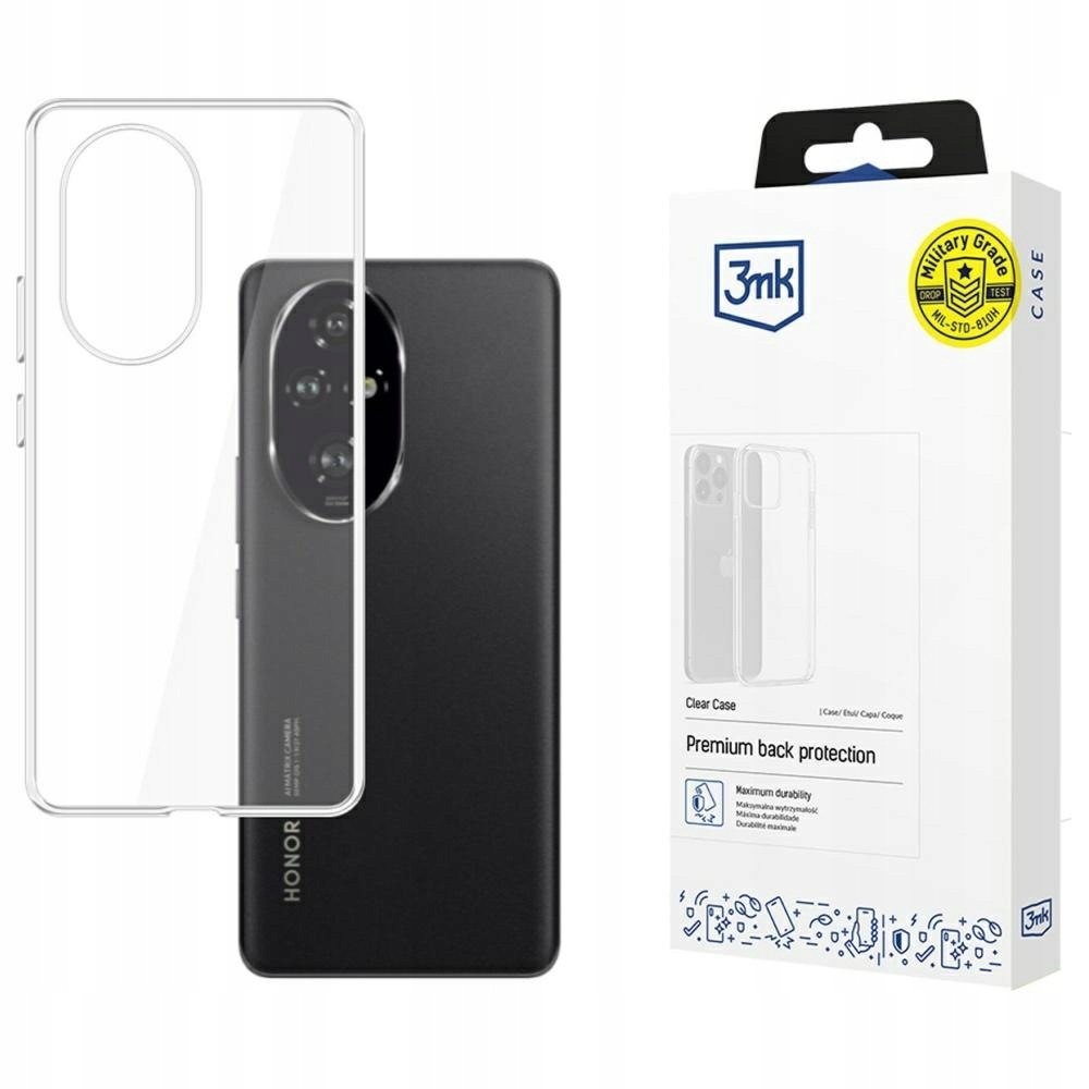 Etui 3MK Clear Case do Honor 200 Pro