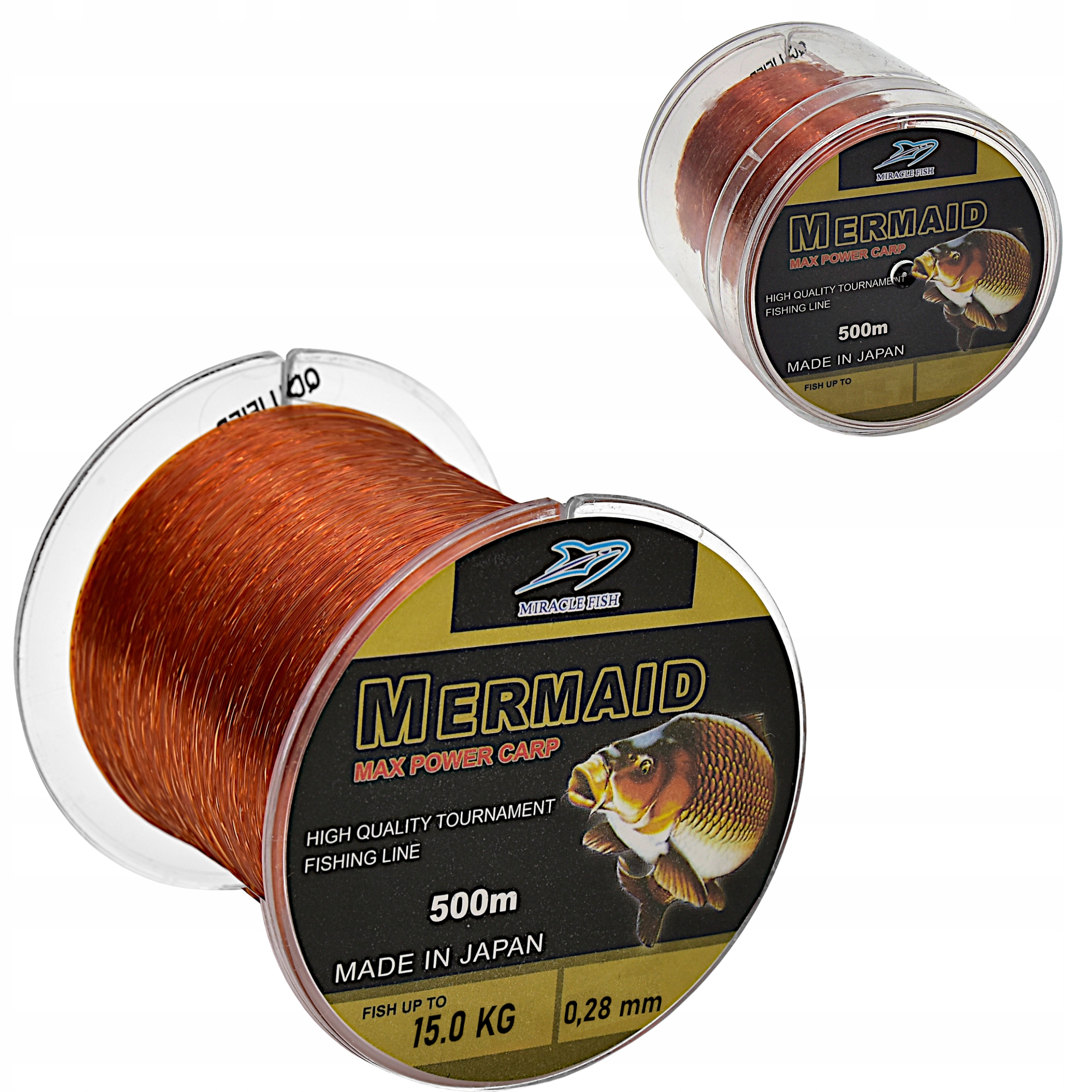 

Żyłka Wędkarska Mermaid Carp 0,28 mm /15 kg /500 m