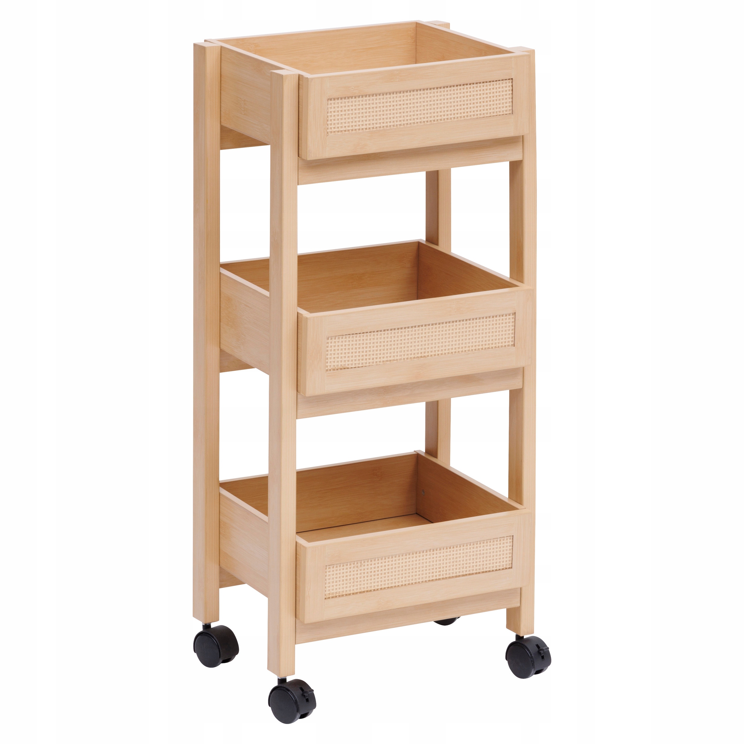 Kuchynský Vozík Na Kolieskach Mdf Pletenina Viedenská 39,6 X 30 X 85,5 CM