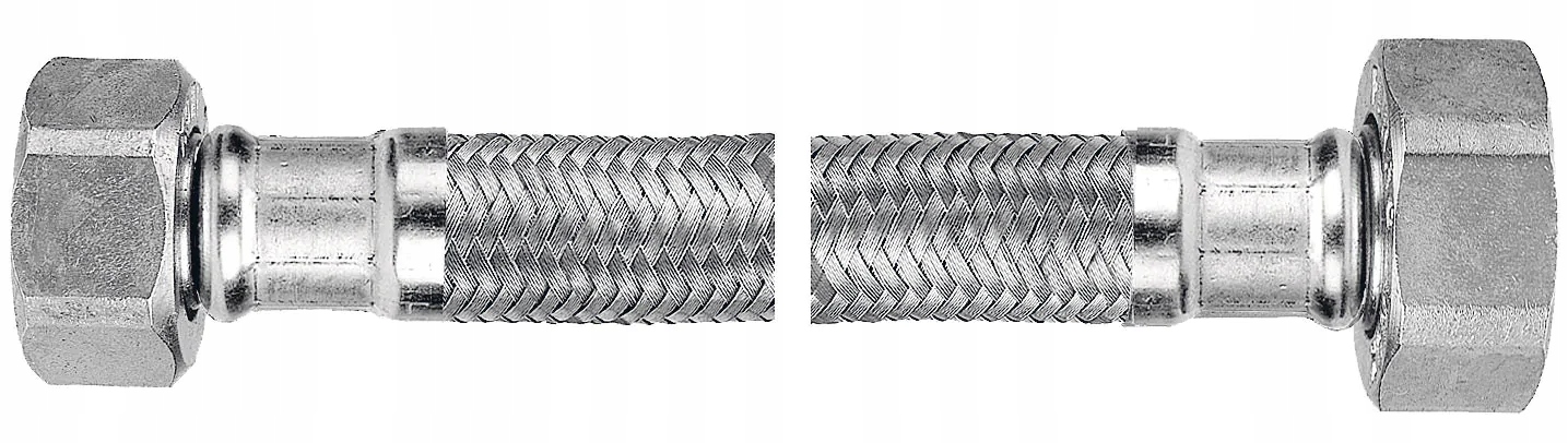 

Ferro Wąż w oplocie stal 3/8 L 30cm Gw-gw