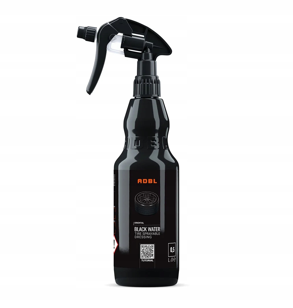 ADBL _ BLACK WATER 500ML _ PŁYNNY DRESSING DO OPON, BŁYSZCZĄCE WYKOŃCZENIE