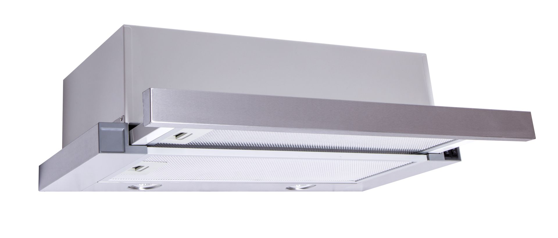 

Okap kuchenny teleskopowy podszafkowy 50cm Inox