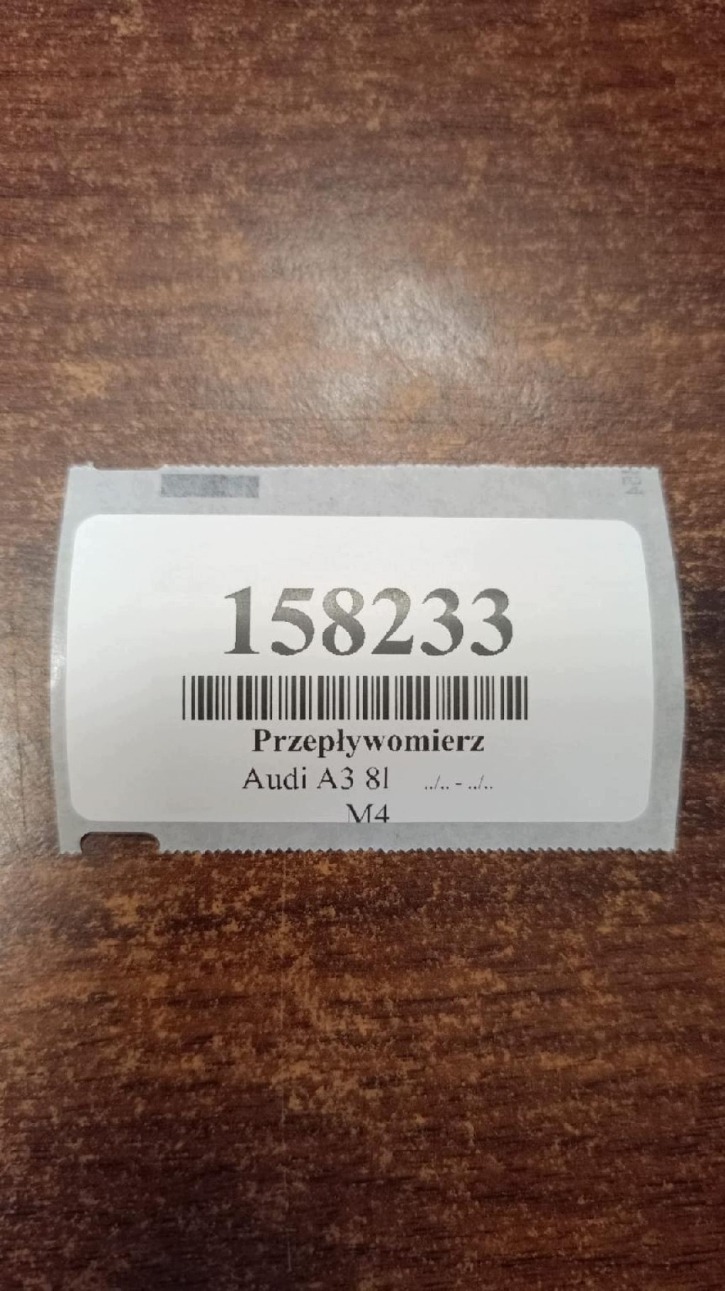 AUDI A3 8L 1.6 flow meter 06A906461B