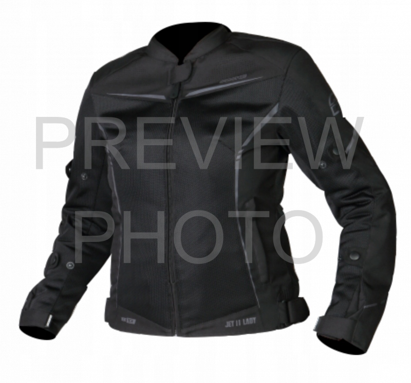 Textilná Bunda Ozone Jet II Lady Black Dxs