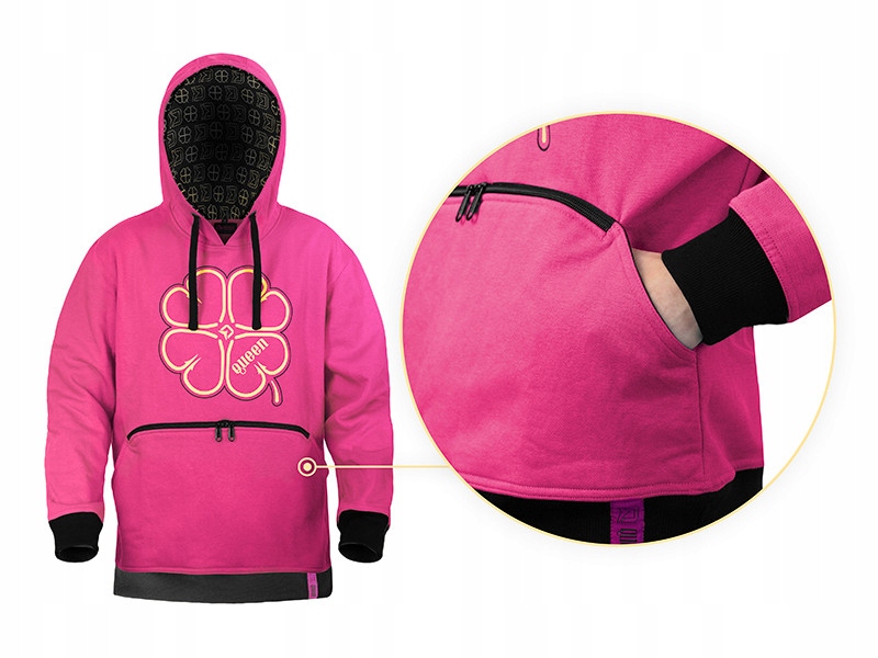 Bluza Damska Wędkarska Z Kapturem Queen 4LOVE M