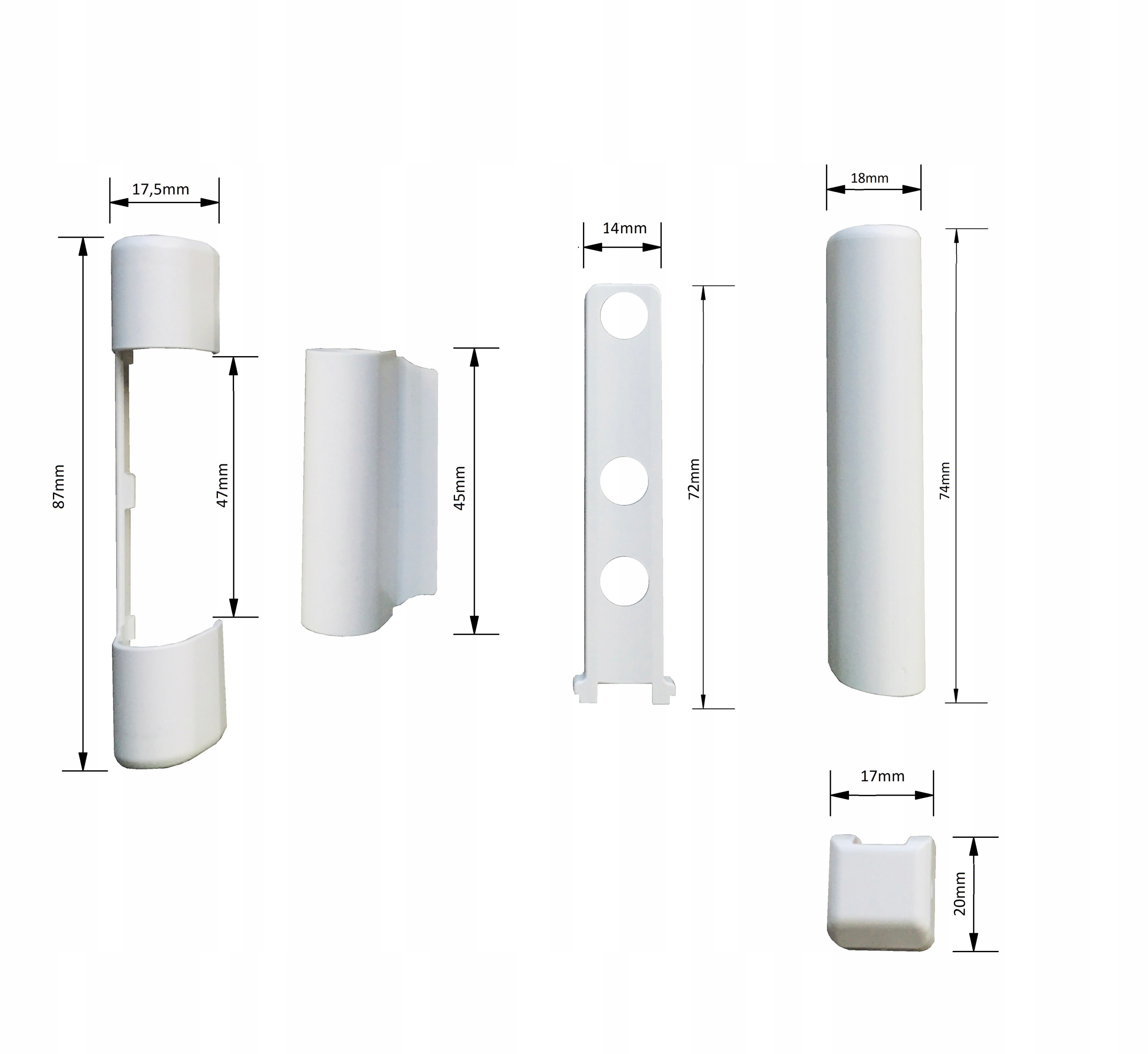 SI SIEGENIA OSŁONKI ZATYCZKI NA ZAWIASY OKNA DRZWI Rodzaj osłonka