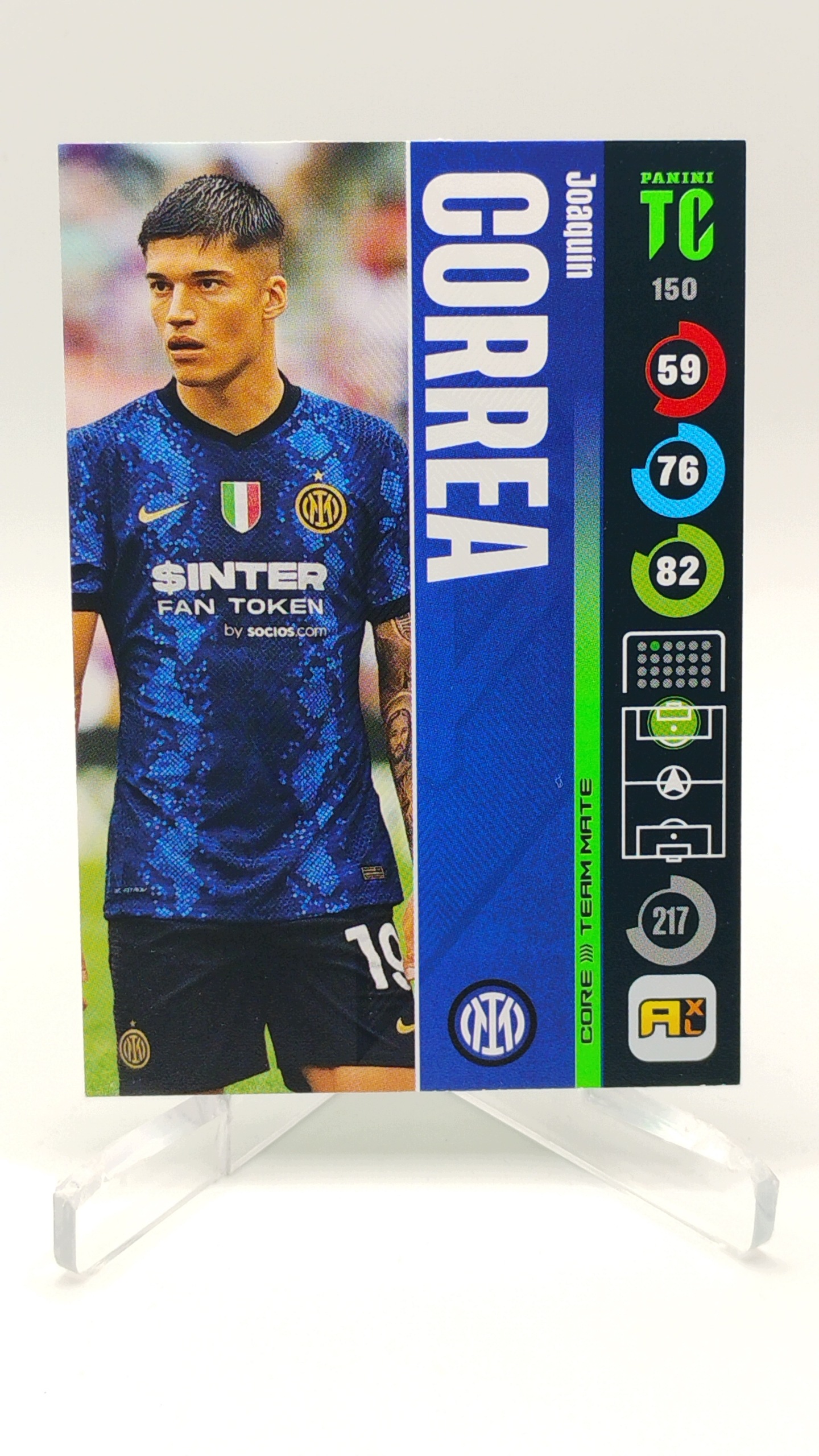 Panini Top Class 2022 Team Mate 150 Joaquín Correa Inter Milan