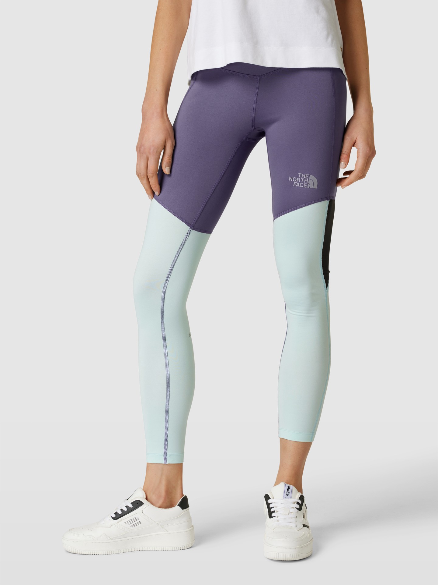 The North Face Trójkolorowe Legginsy Logo (xs)