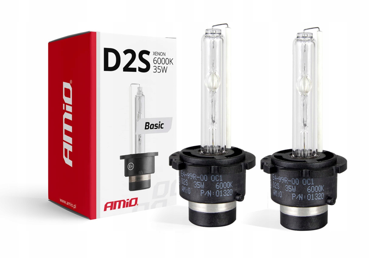 

Żarnik Xenonowy D2S 6000K 35W Amio Xenon 2szt.