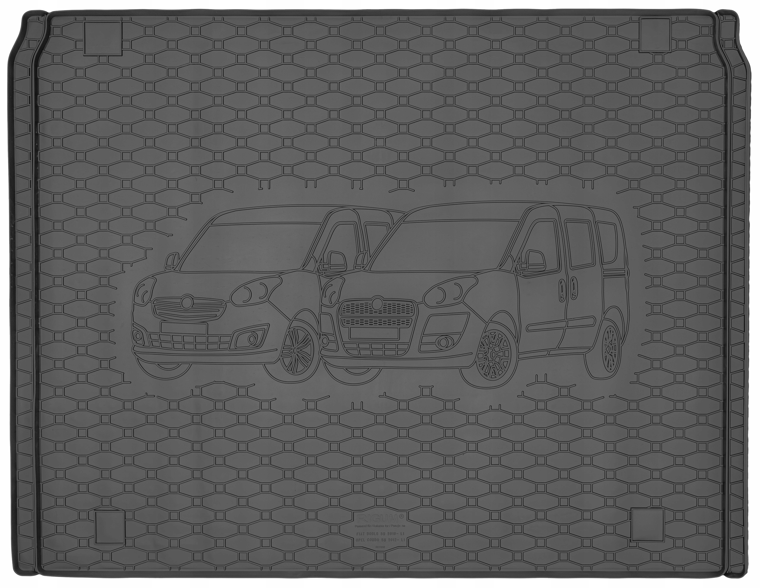 

Fiat Doblo II 5os 2010-2020 Mata do bagażnika