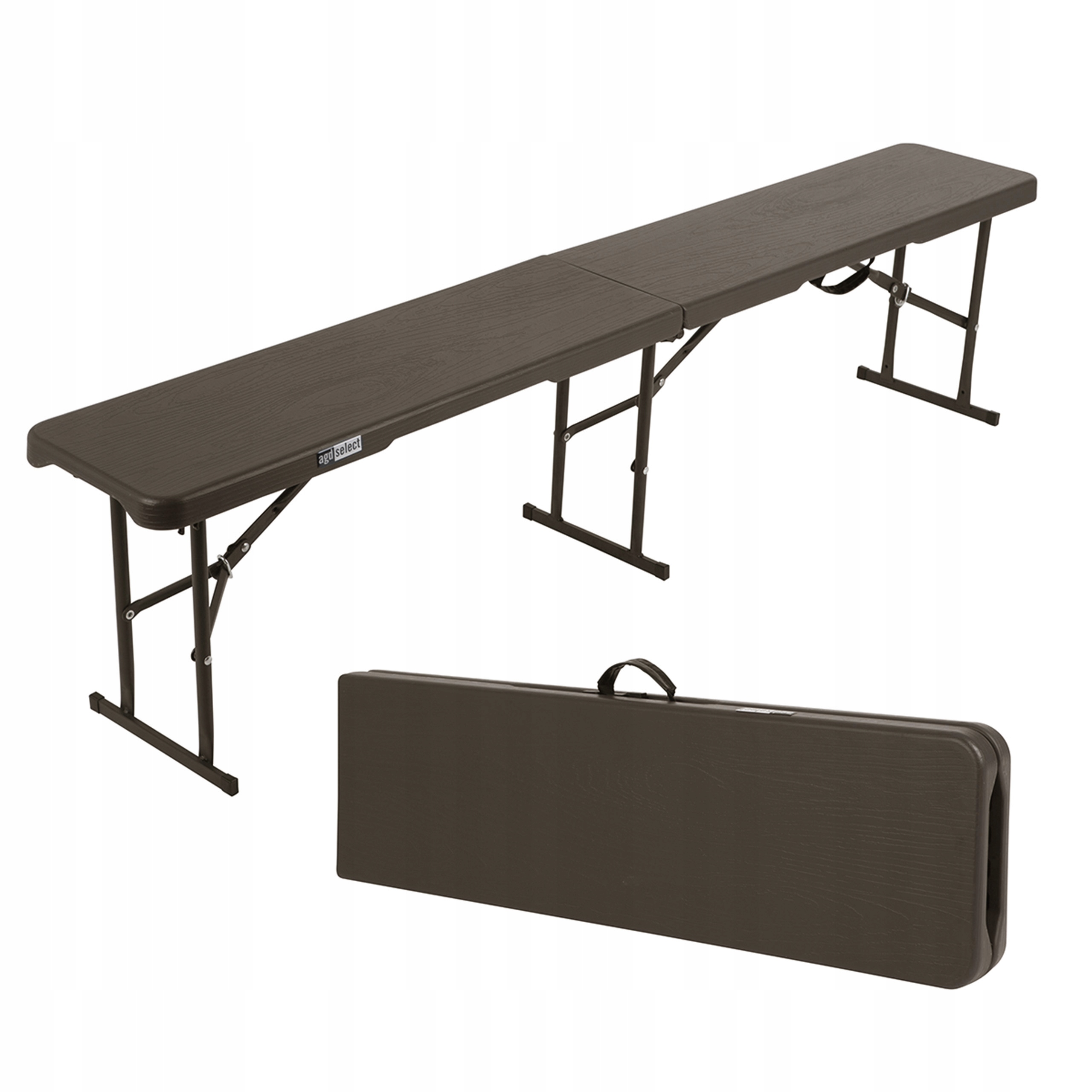 Ławka Cateringowa Rozkładana Składana W Walizkę Ogrodowa Bankietowa 180 cm