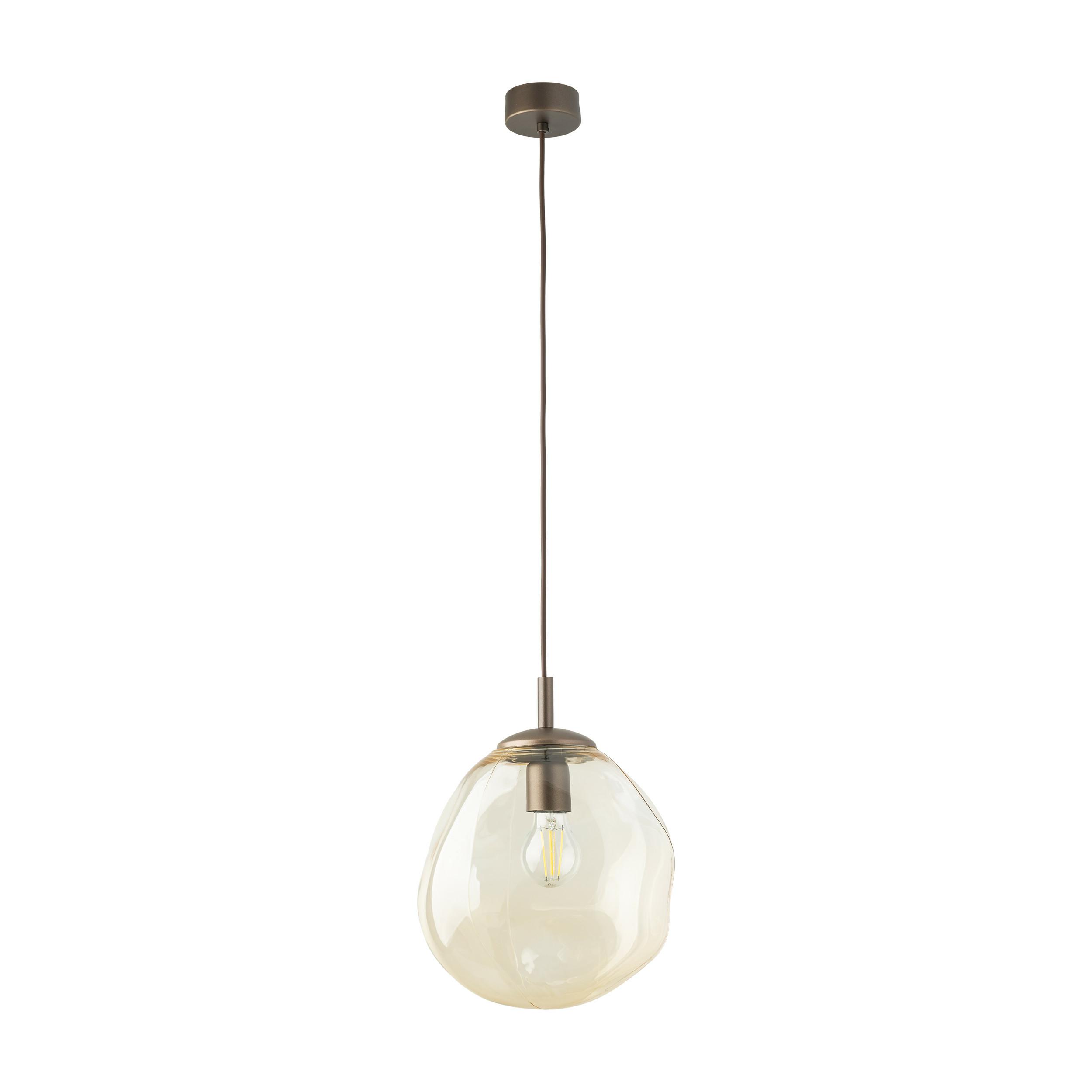 Béžová lampa Lava M hnedá 1xE27 Moderné Osvetlenie Interiéru Loft IP20