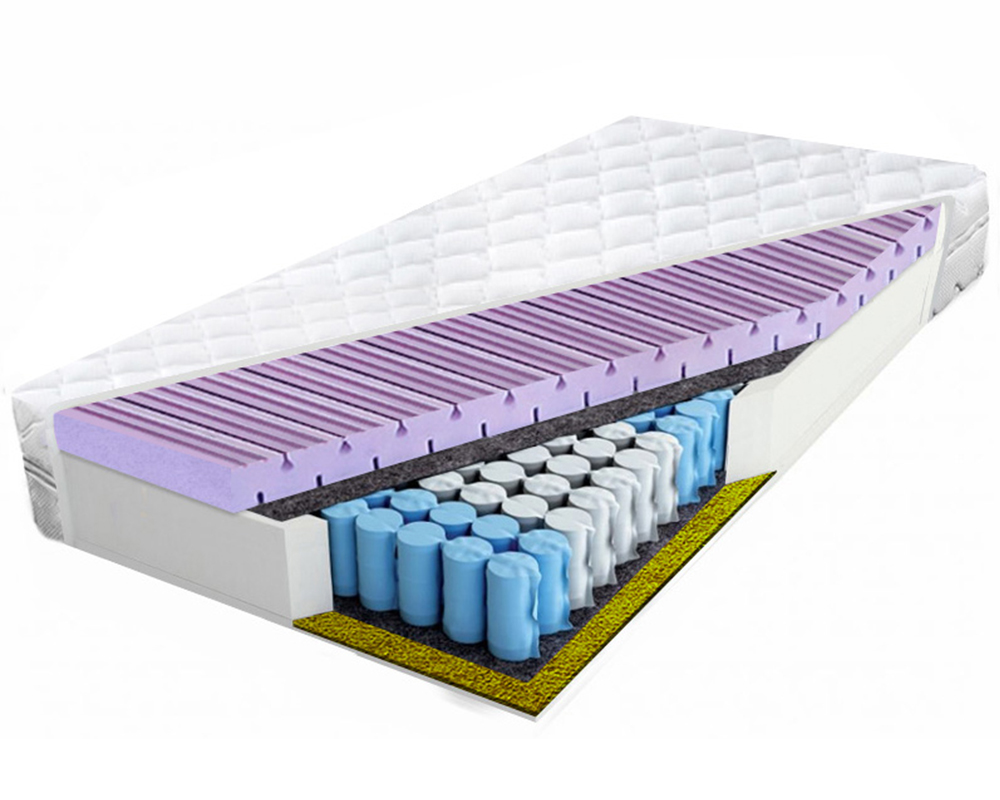 Taštičkový matrac 130x160 morská tráva trvanlivý 25 cm