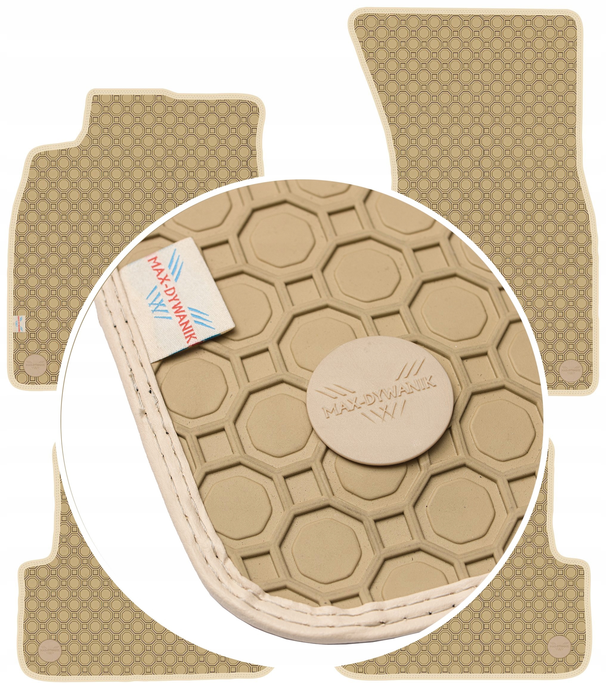 Audi A6 C7 2011-2018 Koberce Béžové