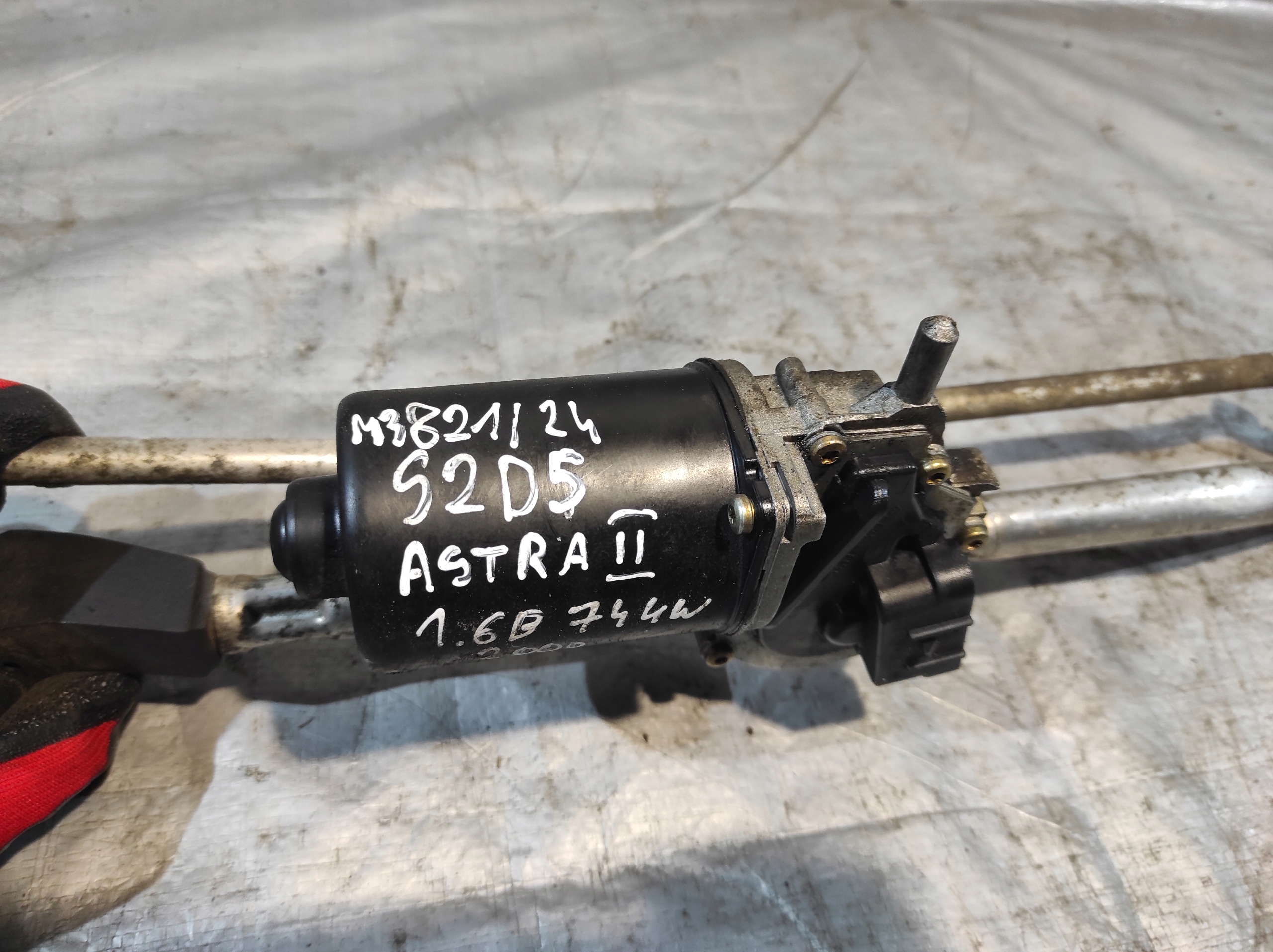 mini motor wiper mechanism PRZEDNICH front VALEO 404.387 5 PIN