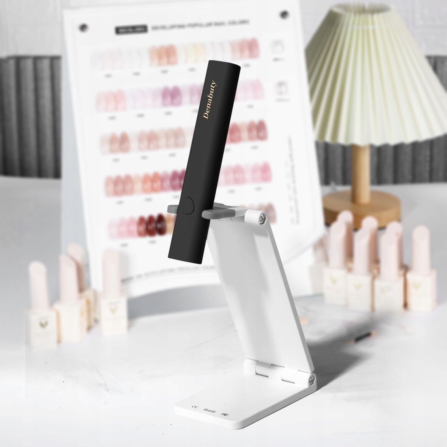 DENABUTY Lampa UV Do Paznokci Mini LED Przenośna Czarna — miniatura 7
