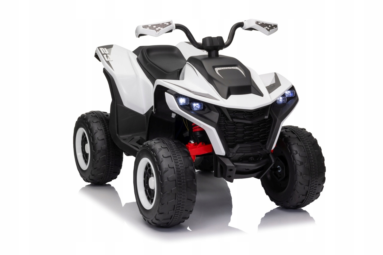 Quad Fast Wheel Biały z Pilotem 12V dla Dzieci