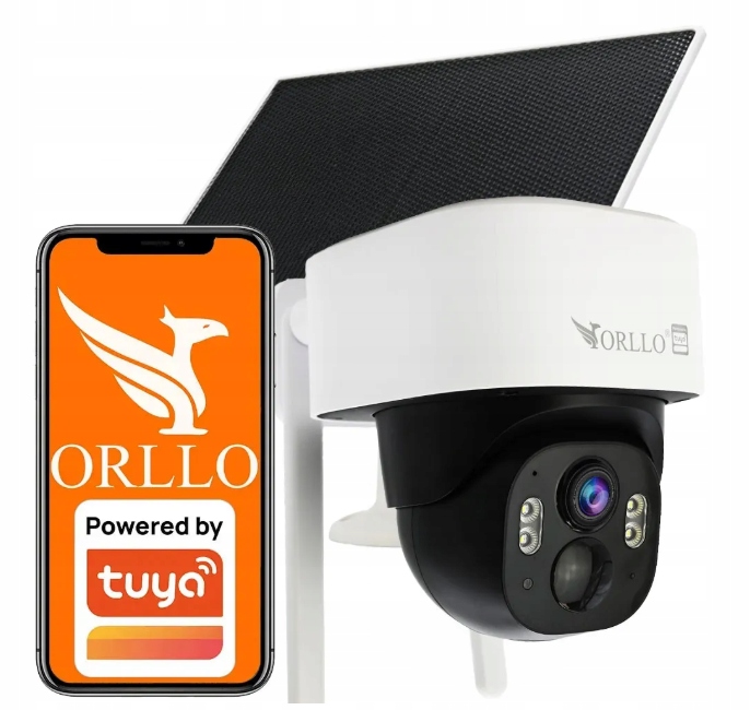 Kamera Zewnętrzna 4G Lte Orllo TZ1 Chmura Sim Panel Solarny