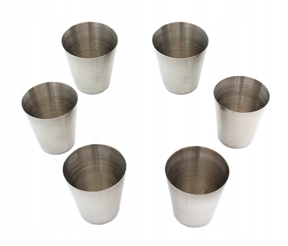 6 SZT KIELISZKÓW STALOWYCH + ETUI TURYSTYCZNE Model AG171B