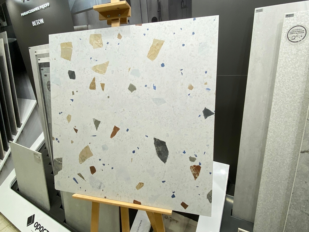 Gres płytka lastriko terazzo nowość 80x80 Typ gres