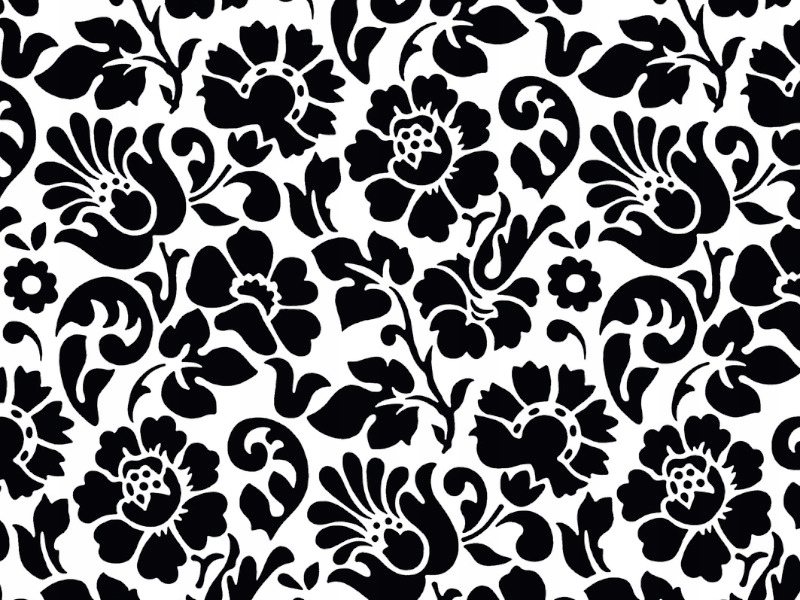 

Okleina dekor Barok czarny kwiat komoda 45x200