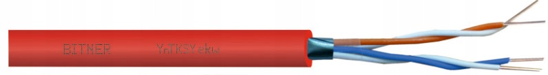 Signalizační Kabel Ppoż Bitner YnTKSYekw 1x2x0,8 100 m