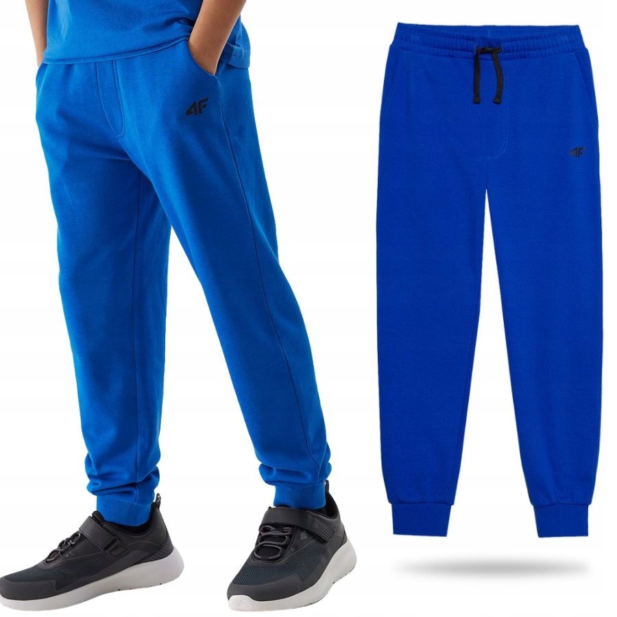 SPODNIE CHŁOPIĘCE 4F DZIECIĘCE SPORTOWE DRESOWE NA CO DZIEŃ