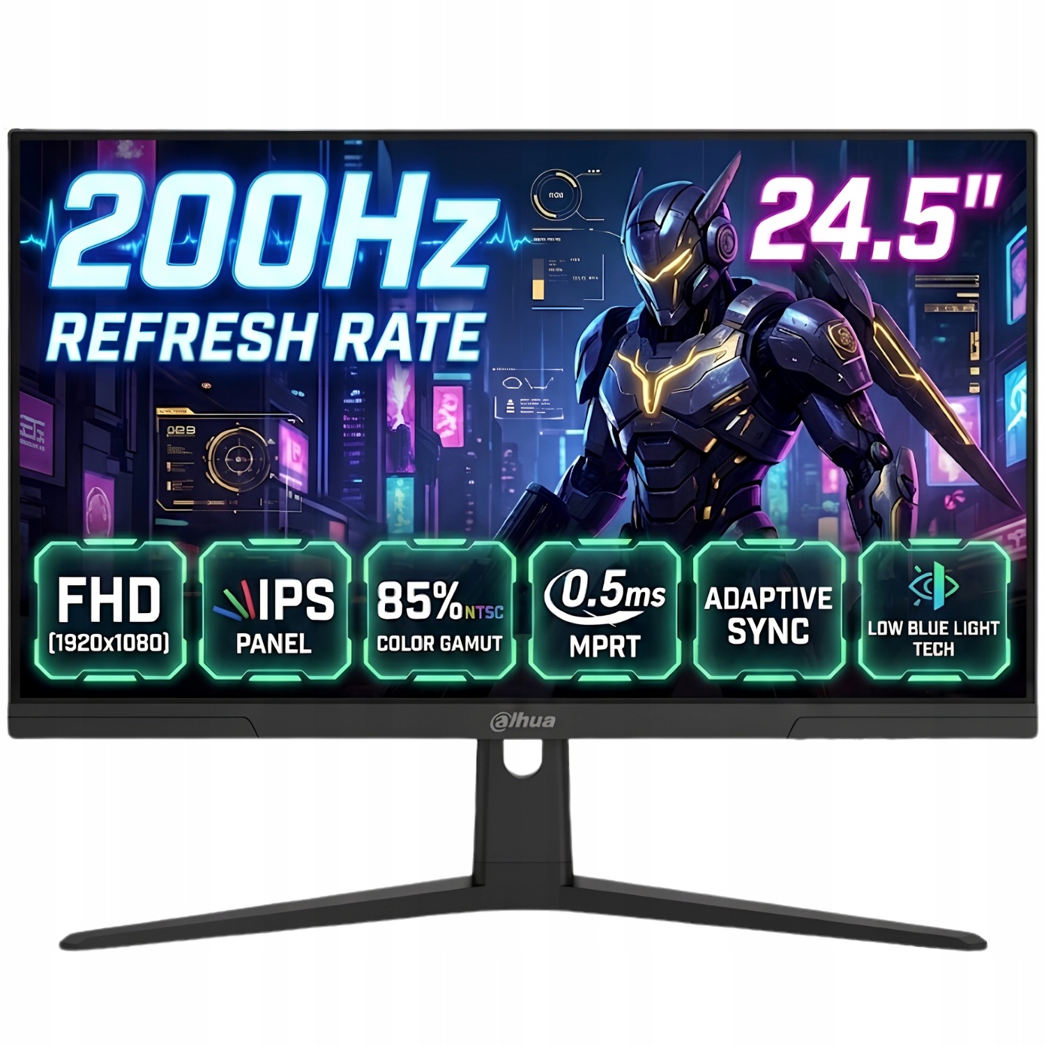 Bezrámový herný monitor Dahua 24 palcov Full Hd Fast Ips 200HZ 0.5 Ms