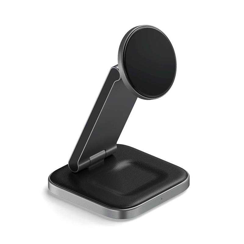 Satechi 3-in-1 Foldable Qi2 Wireless Charging Stand Space Gray ST-Q31FM…