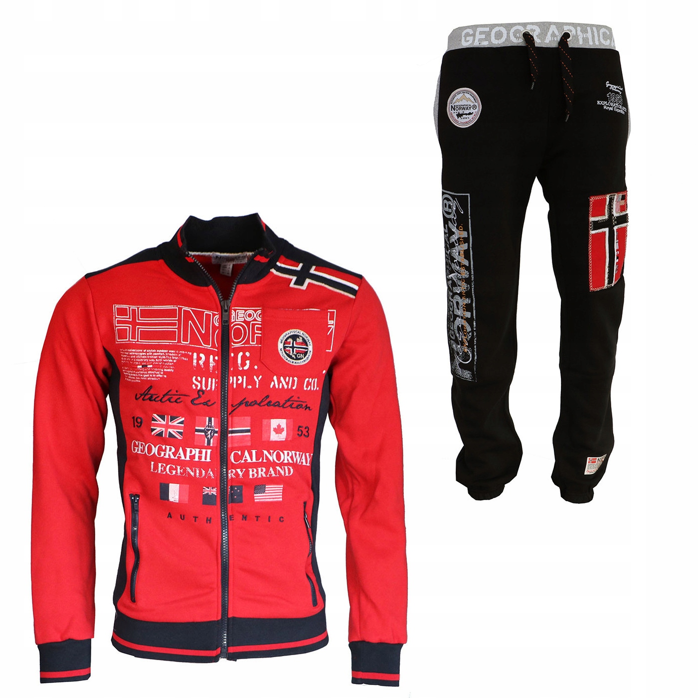 Geographical Norway souprava pánská Gerinos/myer XL červená