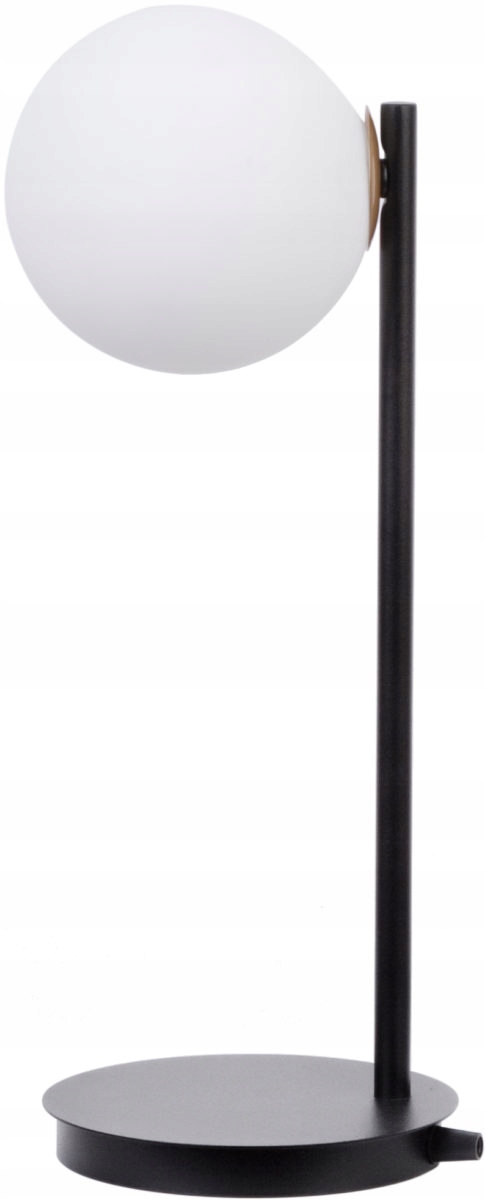 Sigma Lighting Noční lampa Gama černá se skleněnou koulí 1xG9 12W